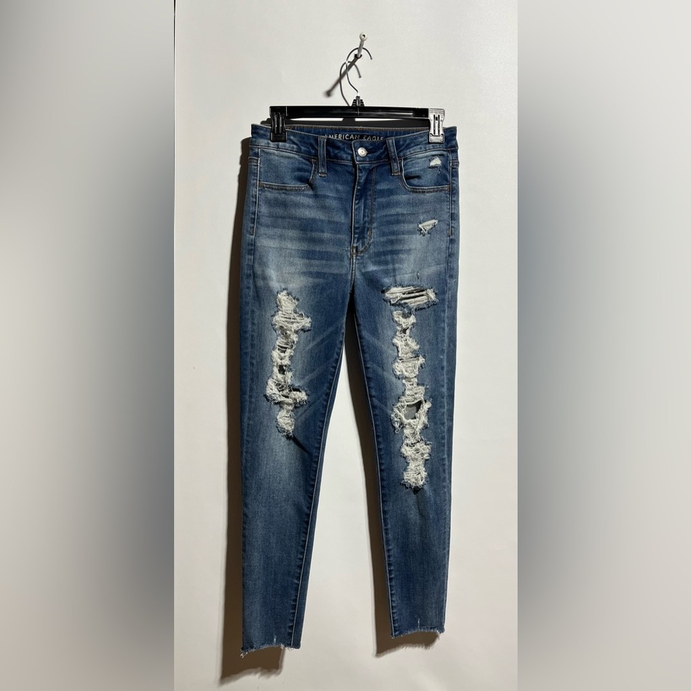 American Eagle Next Level Stretch Super Hi-Rise Jegging Size 6 Short Inseam 27”